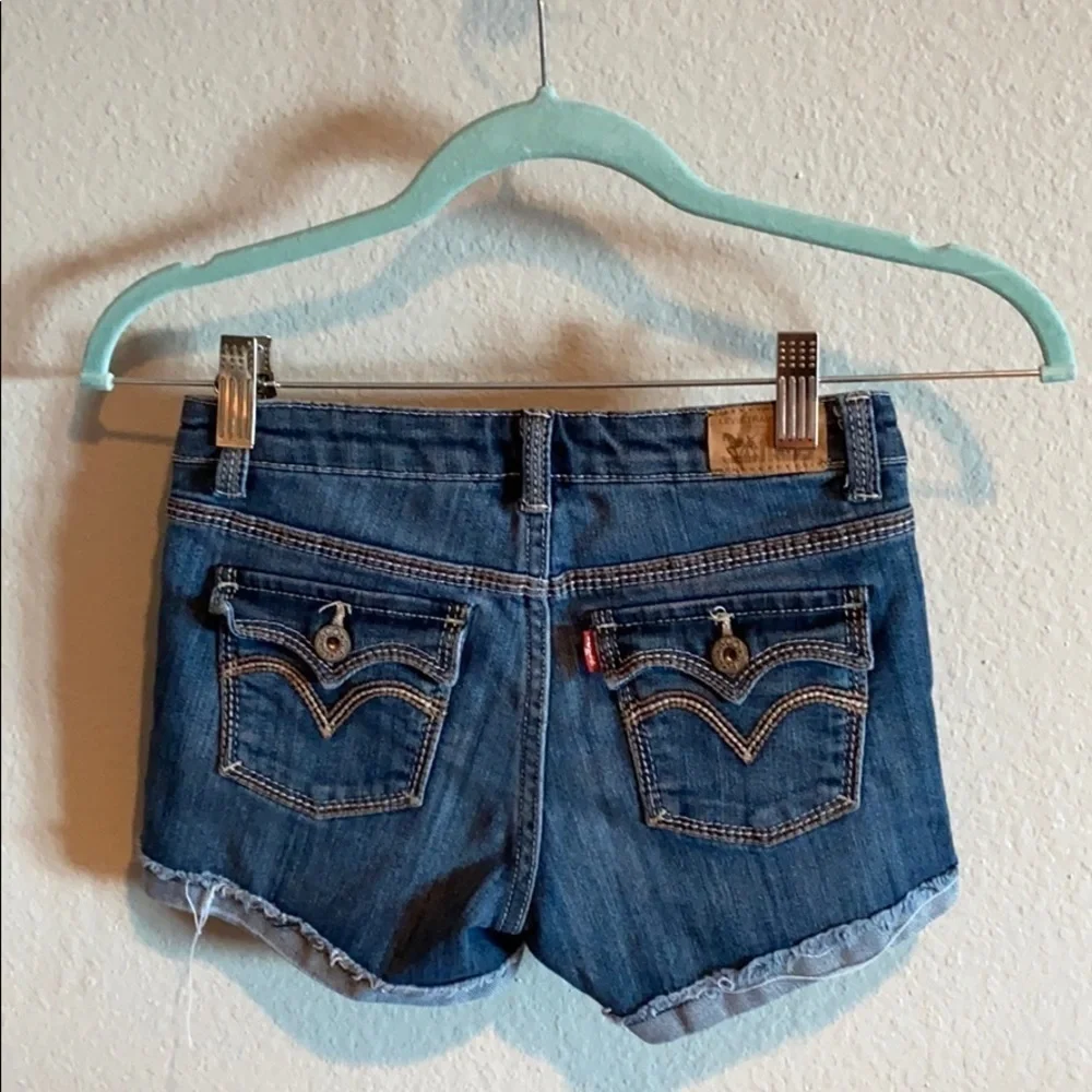 Levi’s Girls Shorty Shorts Denim Cuff Shorts​​​​​​​​​​